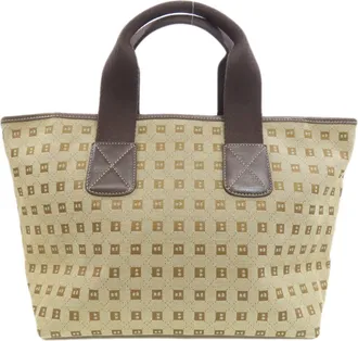 Bally Canvas Handbag (Pre-Owned)