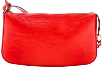 Louis Vuitton Red Epi Leather Pochette Accessoires Nm (Authentic Pre-Loved)