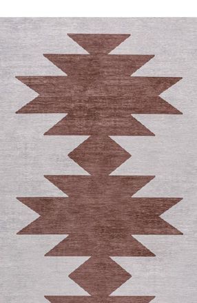 Jonathan Y Designs Chayton Minimalist Geometric Machine-Washable Area Rug in Taupe Brown at Nordstrom, Size 8Ft 0In X 10Ft 0In
