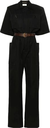 Saint Laurent Cotton Twill Jumpsuit