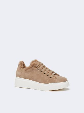 Max Mara Womens T Max I1 Sneakers In Beige