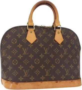 Louis Vuitton Pre-owned Handbags, female, Brown, Size: ONE SIZE Pre-owned Canvas Handbag