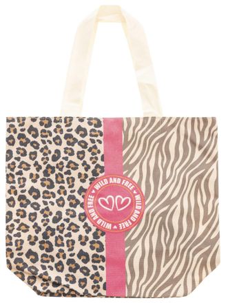 Zwillingsherz Tragetasche ZWILLINGSHERZ, Damen, Gr. B/H/T: 38cm x 45cm x 17cm, hellbeige, Canvas, Baumwolle, Kunstfaser, Taschen Tragetasche, Stofftasche mit Henkel