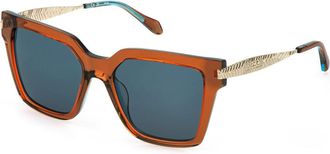 Just Cavalli SJC201 0VBD Womens Sunglasses Orange Size 54