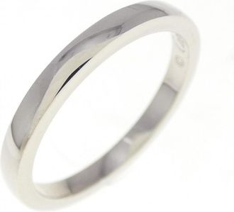 Cartier Platinum Platinum Band Ring (Pre-Owned)
