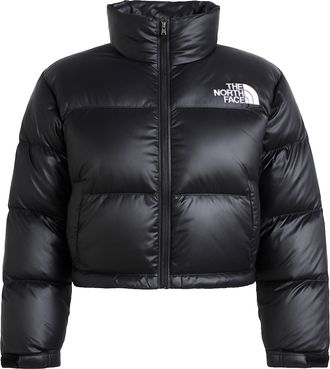 The North Face Nuptse Womens Black Short Jacket Nylon - Size X-Large