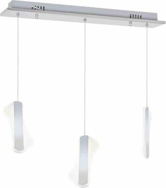 OEM L&aacute;mpara Colgante Sash 3x8w Led Blanca