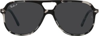 Ray-Ban Bill Polarized Black Square Unisex Sunglasses RB2198 133348 60