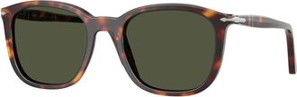 Persol Stijlvolle zonnebril in zwart - unisex - Zonnebrillen - Bruin - 54 MM - Accessoires