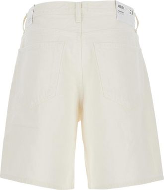 A Gold E Womens Shorts White Cotton