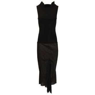 Rick Owens Suit Sets - female - Rick Owens - Midi Dresses - Black - M - Dresses