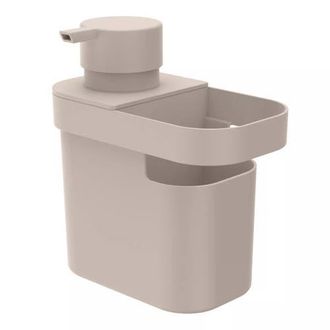 Ou Durable Kitchen Soap Dispenser Organizer with Sponge and Dish Brush Holder, 22 oz in Beige at Nordstrom