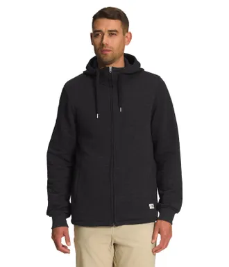 The North Face Longs Peak Hoodie Mens Heather Black Full Zip KFC1006