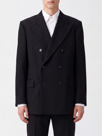 Dries Van Noten Blazer doppiopetto in pura lana con rever classico