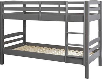 M&S Collection M&s - letto a castello lavius divisibile in 2 letti singoli 90X200 pino tinto grigio