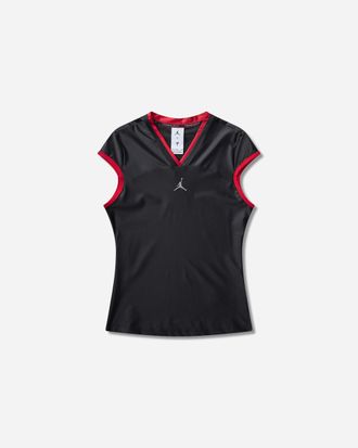 Nike Jordan Mowalola T-Shirt Black / Gym Red