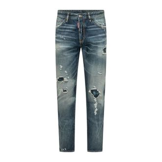 Dsquared2 Jeans, Heren, Blauw, XL, Denim, Teddy Jeans