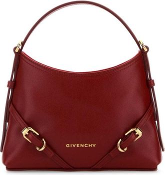 Givenchy Red Leather Nano Voyou Handbag