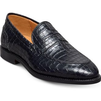 Allen Edmonds RANDOLPH2.0 in Black Croco Leather at Nordstrom, Size 9.5