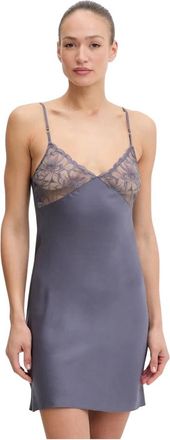 Chantelle Fleurs Nachthemd - Dames - Nachtjurken - Paars - M - Polyester - Nachtkleding