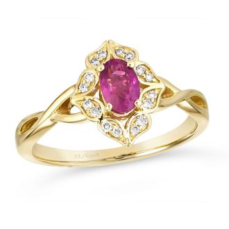 Le Vian Passion Ruby Ring set in 14K Honey Gold