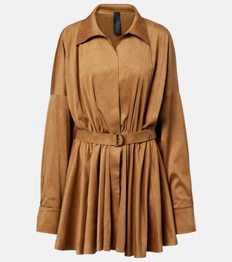 Norma Kamali Belted shirt dress