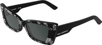 Karl Lagerfeld KL6205S 009 Womens Sunglasses Black Size 52