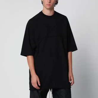Rick Owens Black jumbo oversized T-shirt in cotton