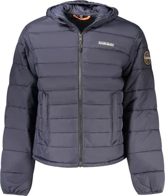 Napapijri Blue Polyamide Mens Mens Jacket