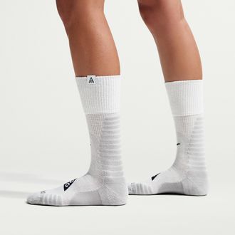 Nike Unisex Nike ACG Outdoor Cushioned Crew Socks (1 Pair) in White | DV5465-101