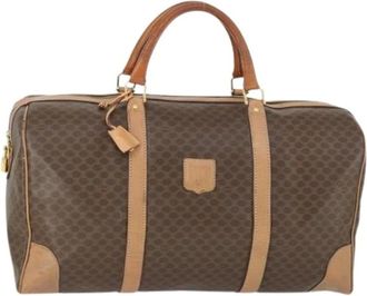 Celine Pre-owned Weekend Bags, female, Brown, Size: ONE SIZE Pre-owned Plastic Weekender Bag