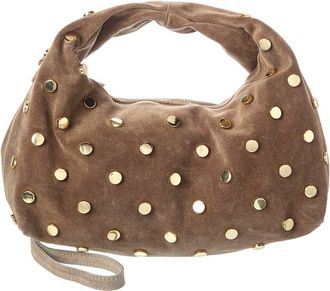 Persaman New York Studded Suede Hobo