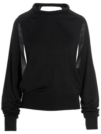 RAMAEL Zijden top - Zwart