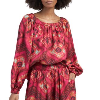 Ulla Johnson Womens Nadya Blouse In Wild Rose