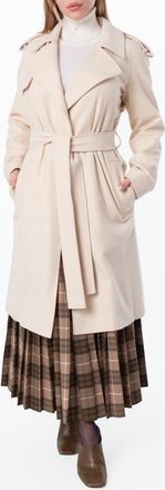 Burberry Cashmere Wrap Coat, Brand Size 6 ( US Size 4 )