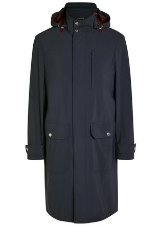 Brunello Cucinelli Hooded Stretch-nylon Jacket - Navy - 52 (IT52 / XL)