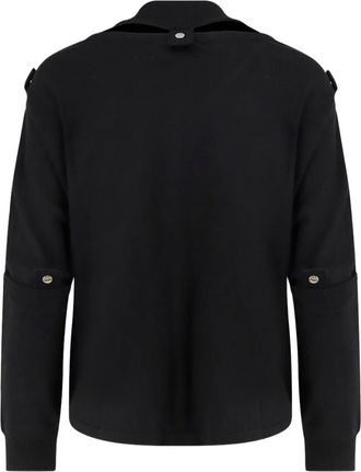 Ixos button-detail sweater - Black