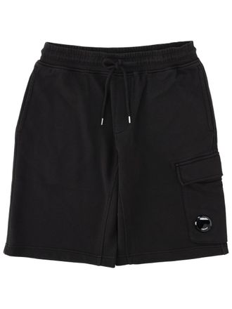 C.P. Company Sweatbermuda Cargo Elastic Drawstring Cotton Shorts