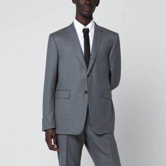 Thom Browne Grey single-breasted wool jacket