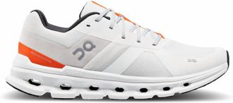 On Mens Cloudrunner Running Shoes In Undyed White Flame
