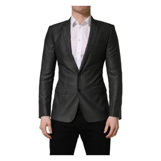 Dolce & Gabbana Blazer Jacket - male - Dolce & Gabbana - Blazers - Gray - S - Jackets