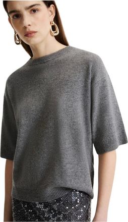 Marella Trui met ronde hals - Dames - Truien - Grijs - Maat: S