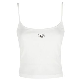 Diesel Sleeveless Tops, female, White, Size: XS T-Hupy-Od Top