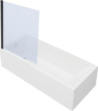 Vitra Ba&ntilde;era Rectangular Vitra Neon 170x75cm + Mampara De Ba&ntilde;era Izquierda Aurys Raywall Perfil Izquierdo Cromado