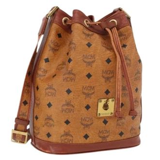 MCM Borsa a spalla Pre-owned in PVC - - Pre-owned - Donna - Marrone - ONE SIZE