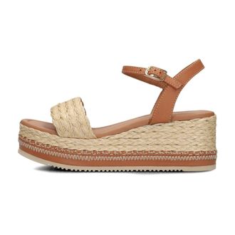 Unisa Schoenen, Dames, Bruin, 37 EU, Beige Elegante Sandalen voor Vrouwen