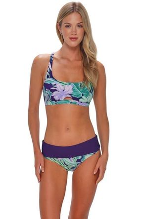 Sunsets Brandi Bralette Bikini Swimsuit Top in Palm Shade at Nordstrom, Size 3X-Large