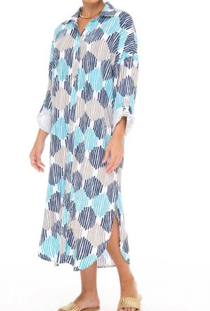 Skemo Womens Shirt Dress In Mosaic