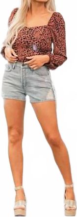 Hidden Jeans Sofie Cotton Short In Light Blue