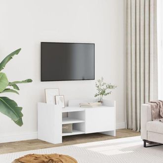 vidaXL Vidaxl - Mobile Porta tv Bianco 80x35x40 cm in Legno Multistrato